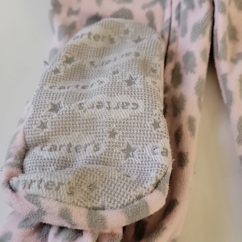 Carter’s Toddler Footed Pajamas Fleece One‑Piece Sleeper Size 4T